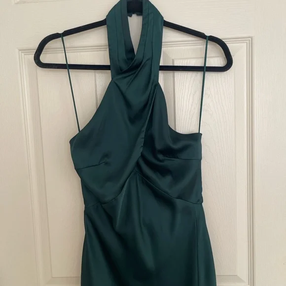 Astr Green Halter Midi Dress - Picture 7 of 7